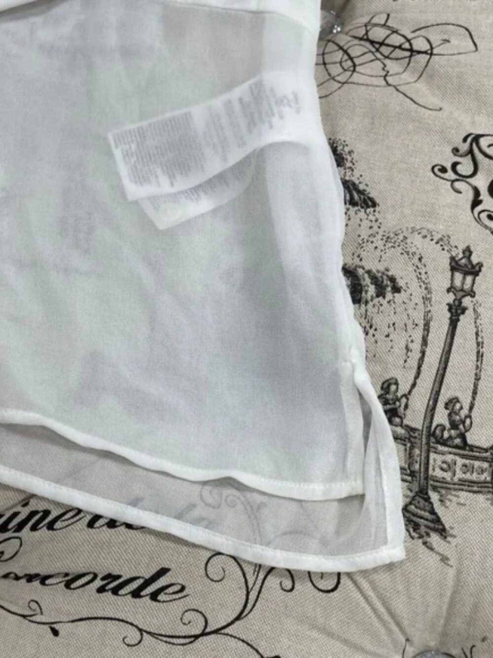 Only Women Sheer Long Sleeve Button-Up Blouse - Picture 6 of 15